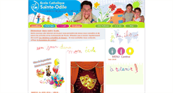 Desktop Screenshot of ecole-sainte-odile.fr
